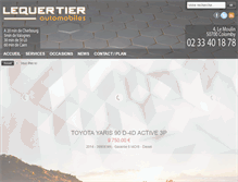 Tablet Screenshot of lequertier-autos.com